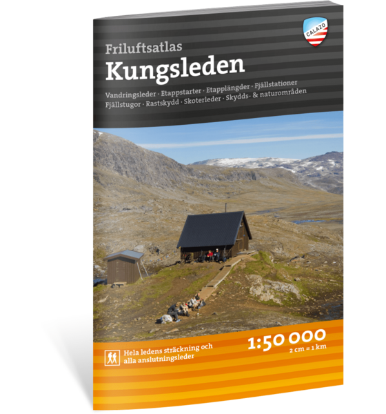CALAZO Friluftsatlas Kungsleden 1:50 000 på