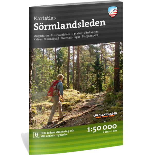 CALAZO Friluftsatlas Sörmlandsleden 1:50 000 på