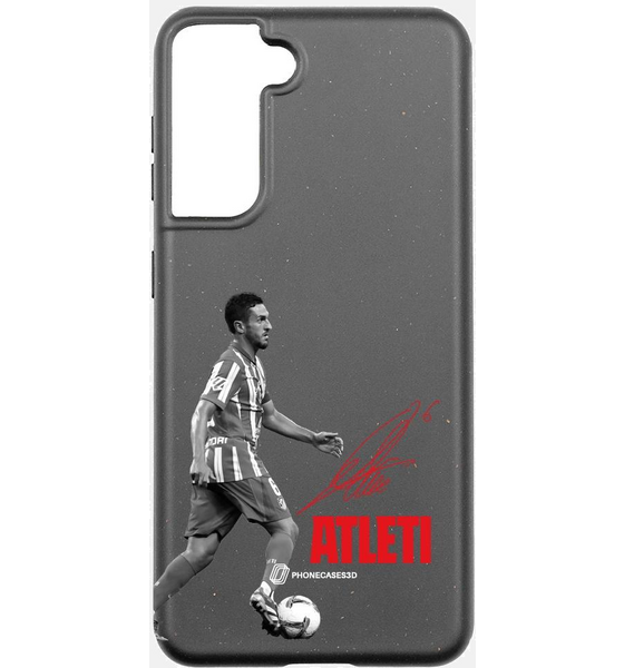 PHONECASES3D Funda Móvil Compostable Oficial Atletico Madrid Koke Firma Roja på