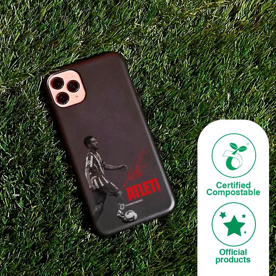 PHONECASES3D Funda Móvil Compostable Oficial Atletico Madrid Koke Firma Roja på