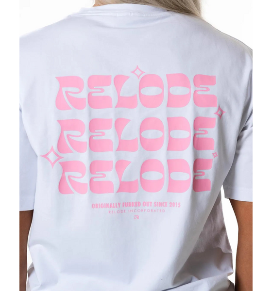 RELODE Funky T-shirt - Vit på