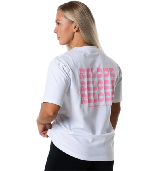 RELODE Funky T-shirt - Vit på