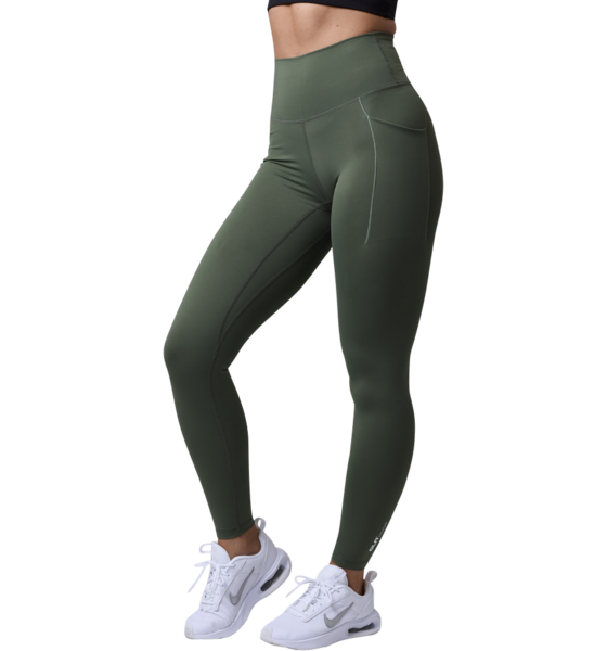 CLN ATHLETICS Fuse Pocket Tights Moss Green på