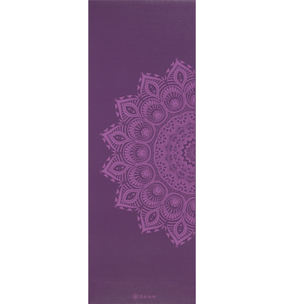 GAIAM Gaiam Purple Mandala Yoga Mat 6mm Premium på