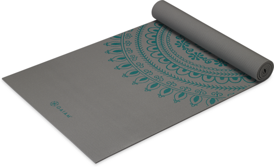 GAIAM Gaiam Teal Marrakesh Yoga Mat 6mm Premium Longer/wider på