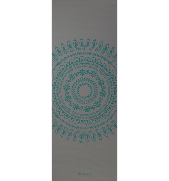GAIAM Gaiam Teal Marrakesh Yoga Mat 6mm Premium Longer/wider på
