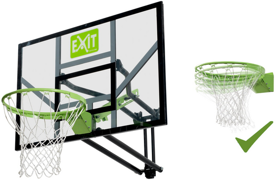 EXIT Galaxy Väggmonterad Basketkorg Med Dunkring på