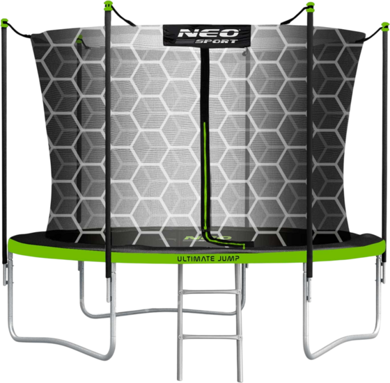 B2X Garden Trampoline 8ft/252cm With Inner Net And Ladder From Neo-sport på