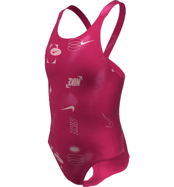 NIKE Girls Hydrastrong Multi Print Fastback One Piece på