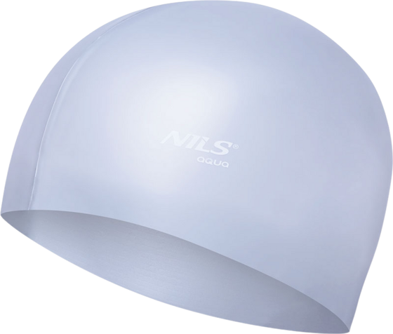 NORTHIX Gray Silicone Swimming Cap, Solid Color på