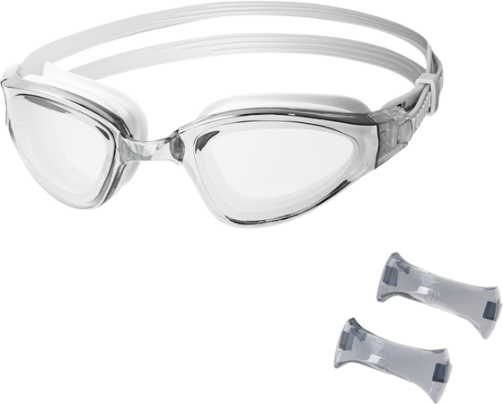 NORTHIX Gray Swimming Goggles, Anti-fog, Uv Protection på