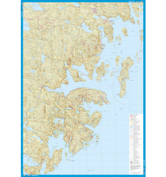 CALAZO Höga Kusten 1:50 000 på