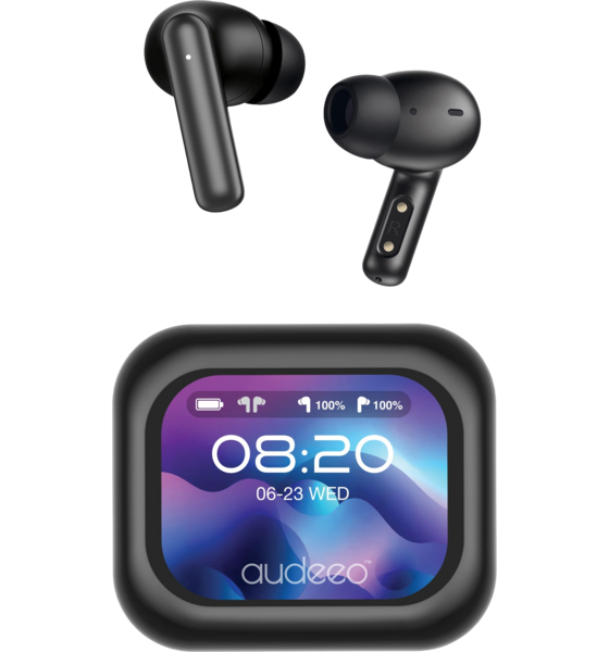 AUDEEO Hörlurar In-ear Tws Anc Enc Screen Prism på