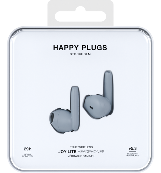 HAPPY PLUGS Happy Plugs Headphone Joy Lite In-ear True-wireless Blue på