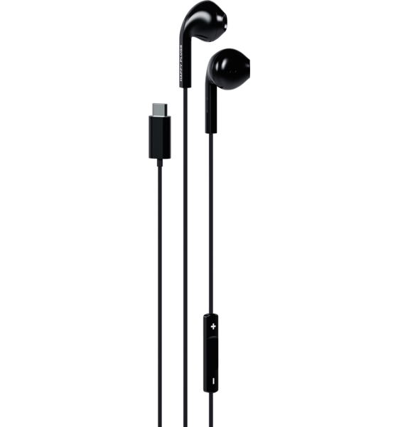 HAPPY PLUGS Happy Plugs Headphone Wired In-ear Usb-c Black på