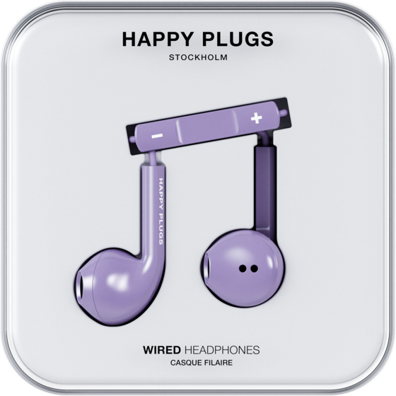 HAPPY PLUGS Happy Plugs Headphone Wired In-ear Usb-c Purple på