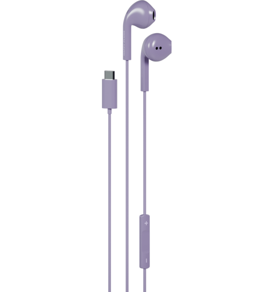 HAPPY PLUGS Happy Plugs Headphone Wired In-ear Usb-c Purple på