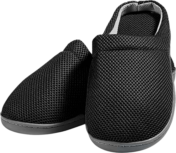 NORTHIX Happy Shoes - Comfort Gel Slippers - Black 37/38 på
