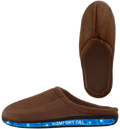 NORTHIX Happy Shoes - Comfort Gel Slippers - Brown 37/38 på