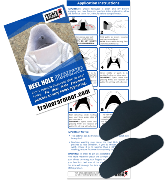 TRAINER ARMOUR Heel Hole Preventer White på
