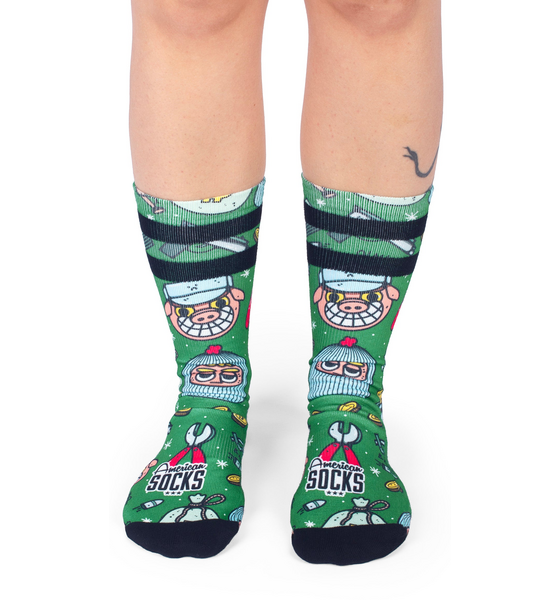 AMERICAN SOCKS Heist Havoc - Mid High på