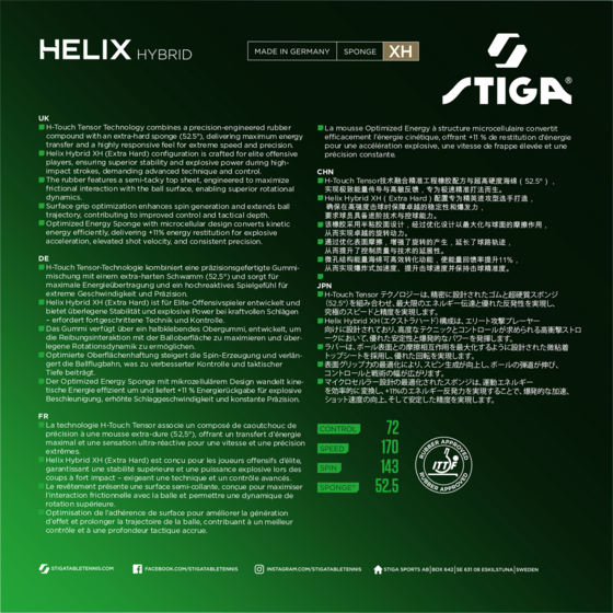 STIGA Helix Hybrid Xh Red 2,2 på