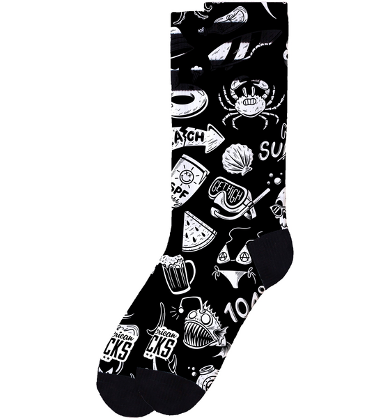 AMERICAN SOCKS Hella Hot - Mid High på