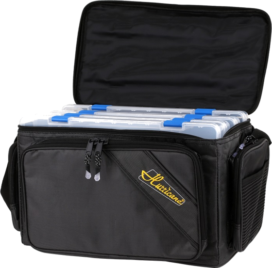 HURRICANE Hurricane Bait Bag Incl. 4 Lure Boxes 45x26,5x22,5cm på