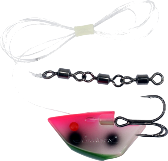 HURRICANE Hurricane Baithead L Rigged Glow Watermelon på