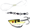 HURRICANE Hurricane Baithead L Rigged Uv Chrome Golden Shad på