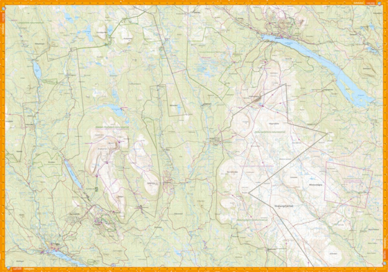 CALAZO Idre Lofsdalen 1:50.000 på