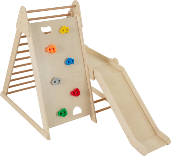 NORTHIX Indoor Jungle Gym For Kids – 3-in-1 Climbing Sliding på