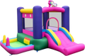 NORTHIX Inflatable Bounce House With Slide, Splash Pool, Basketball Hoop på