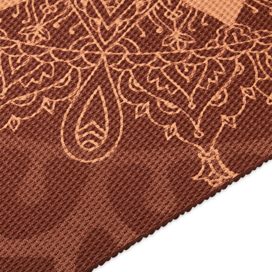 GAIAM Intense Rust Sundial Layers Yoga Mat 5mm på