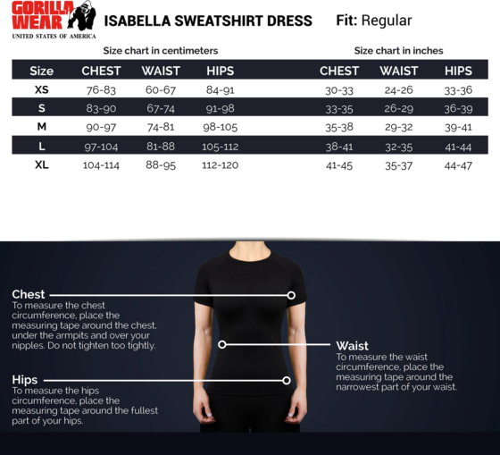 GORILLA WEAR Isabella Sweatshirt Dress på