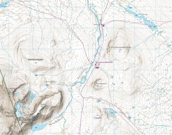 CALAZO Jämtlandstriangeln 1:25 000 på