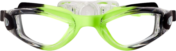 NORTHIX Junior Swimming Goggles, Black/green, Anti-fog Lens på