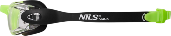 NORTHIX Junior Swimming Goggles, Black/green, Anti-fog Lens på