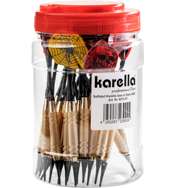 KARELLA Karella Softtip Darts 18 Grams 24 Pieces på