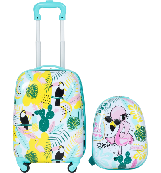 NORTHIX Kids Carry-on Luggage Set, 16in Suitcase, 12in Backpack på