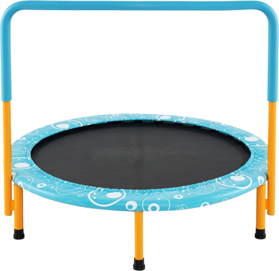 NORTHIX Kids Mini Trampoline With Handle, Foldable, 92 Cm, 150 Kg Capacity på