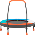 NORTHIX Kids Mini Trampoline With Led Lights Handle, Foldable på