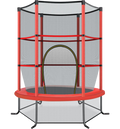 NORTHIX Kids Trampoline With Safety Net, 165cm, 135kg Capacity, Red på