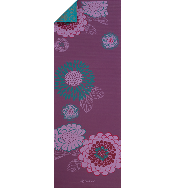 GAIAM Kiku Yoga Mat 6mm Reversible Printed på