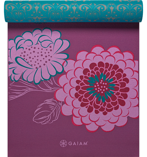 GAIAM Kiku Yoga Mat 6mm Reversible Printed på