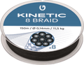 KINETIC Kinetic 8 Braid 300m 0,12mm/9,6kg Black på