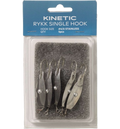 KINETIC Kinetic Rykk Single Hook #4/0 Stainless 5pcs på