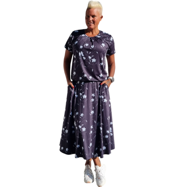 SHE DID Kortärmad Topp Wild Lily på