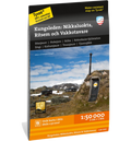 CALAZO Kungsleden: Nikkaluokta, Ritsem Vakkotavare 1:50 000 på