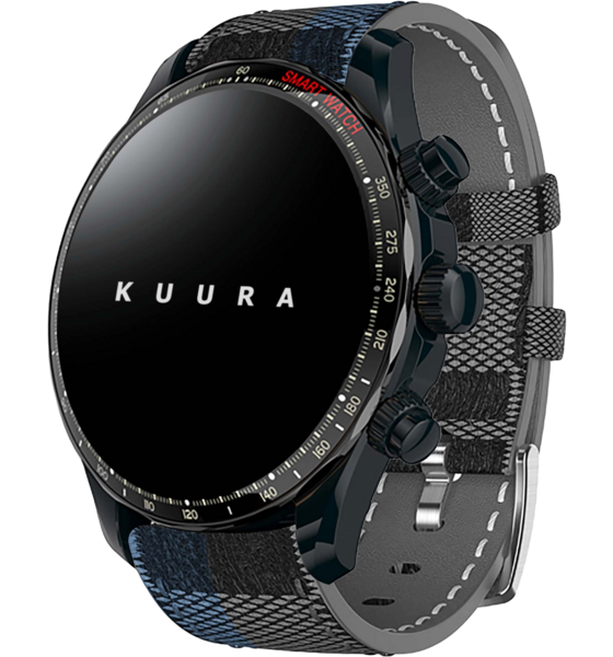 KUURA Kuura Smart Watch Fm1 V3, Black på